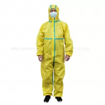 Personal protective equipment non-woven disposable isolation gown knitted Cuffs FC4-2001