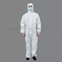 Personal protective equipment non-woven disposable isolation gown knitted Cuffs FC5-1001