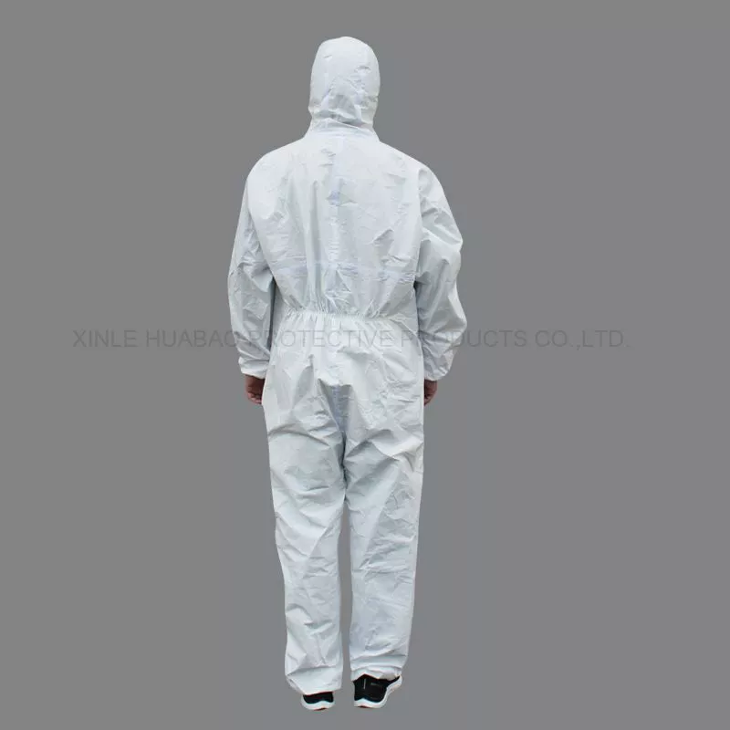 Personal protective equipment non-woven disposable isolation gown knitted Cuffs FC5-1001