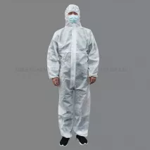 Personal protective equipment non-woven disposable isolation gown knitted Cuffs FC5-2001