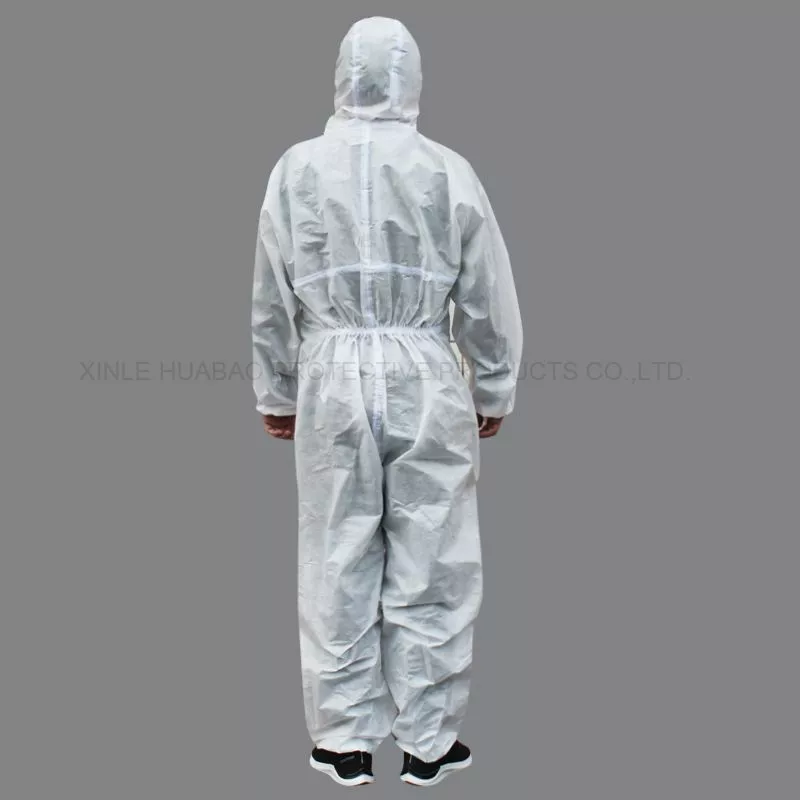 Personal protective equipment non-woven disposable isolation gown knitted Cuffs FC5-2001