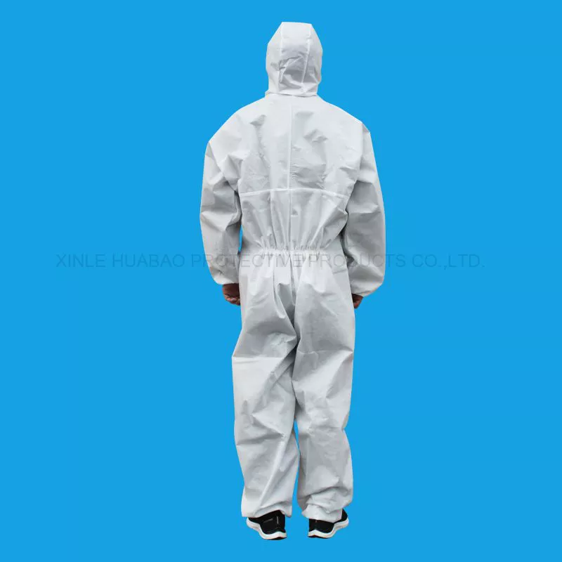 Personal protective equipment non-woven disposable isolation gown knitted Cuffs FD6-3001