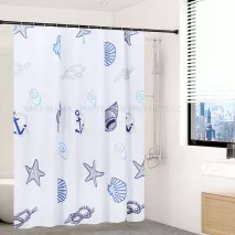 The Latest Underwater World design high grade the best price waterproof  bathroom shower curtains with 12 C hooks BHx-329