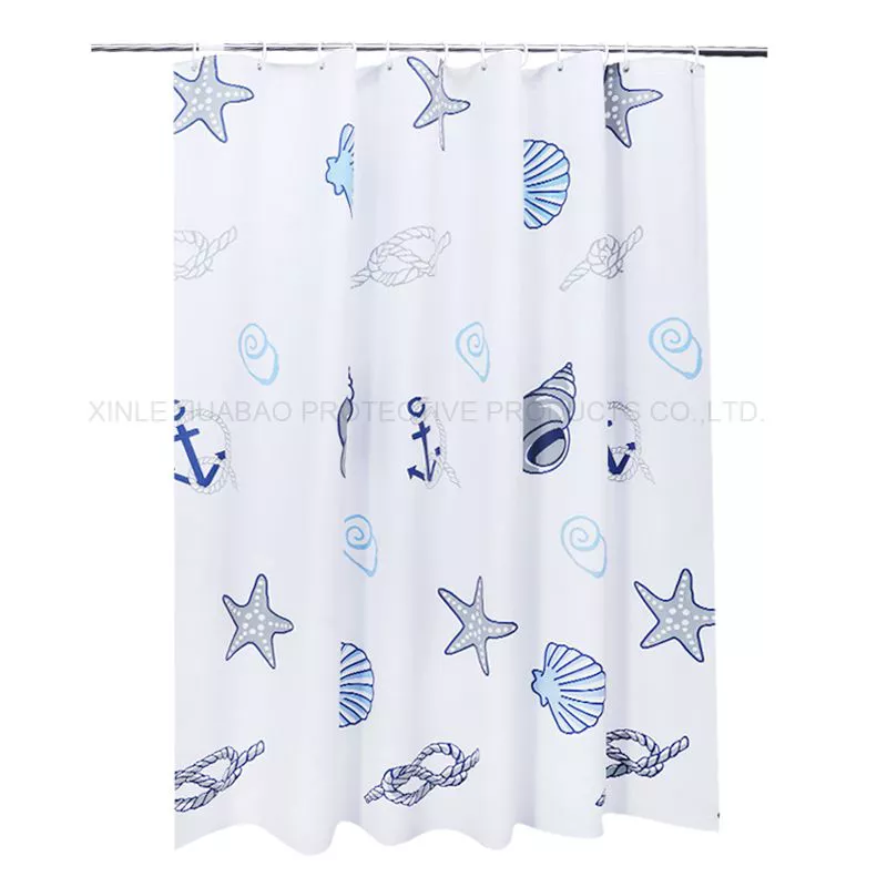 The Latest Underwater World design high grade the best price waterproof  bathroom shower curtains with 12 C hooks BHx-329