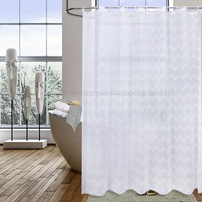 The Latest Underwater World design high grade the best price waterproof  bathroom shower curtains with 12 C hooks BHx-1297