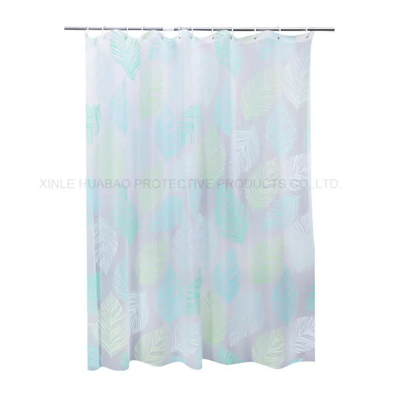 The Latest Underwater World design high grade the best price waterproof  bathroom shower curtains with 12 C hooks Hx-1381