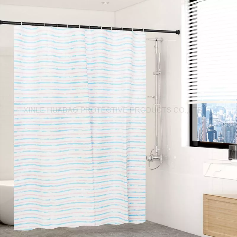 The Latest Underwater World design high grade the best price waterproof  bathroom shower curtains with 12 C hooks Hx-1670--1