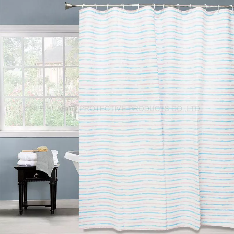 The Latest Underwater World design high grade the best price waterproof  bathroom shower curtains with 12 C hooks Hx-1670--1