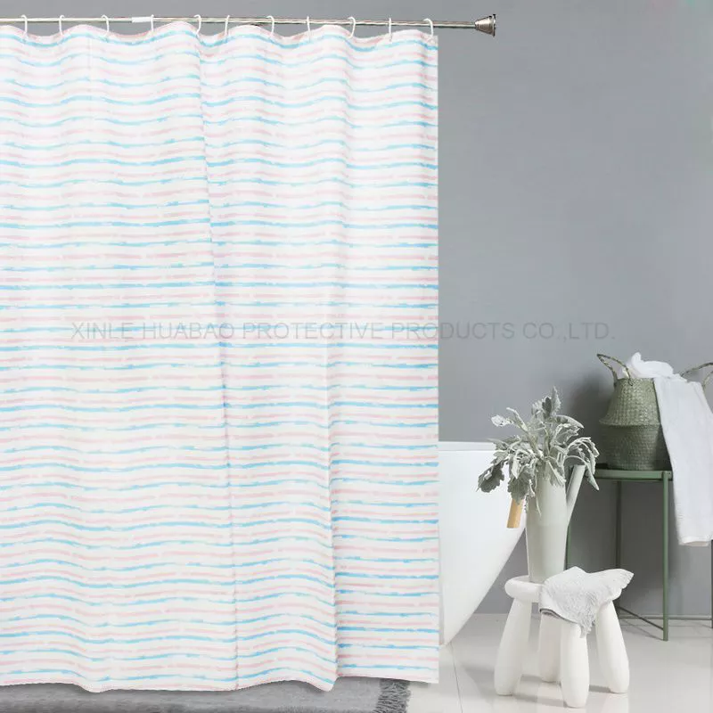 The Latest Underwater World design high grade the best price waterproof  bathroom shower curtains with 12 C hooks Hx-1670--1