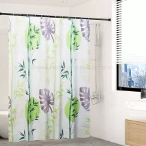 The Latest Underwater World design high grade the best price waterproof  bathroom shower curtains with 12 C hooks Hx-1713--2