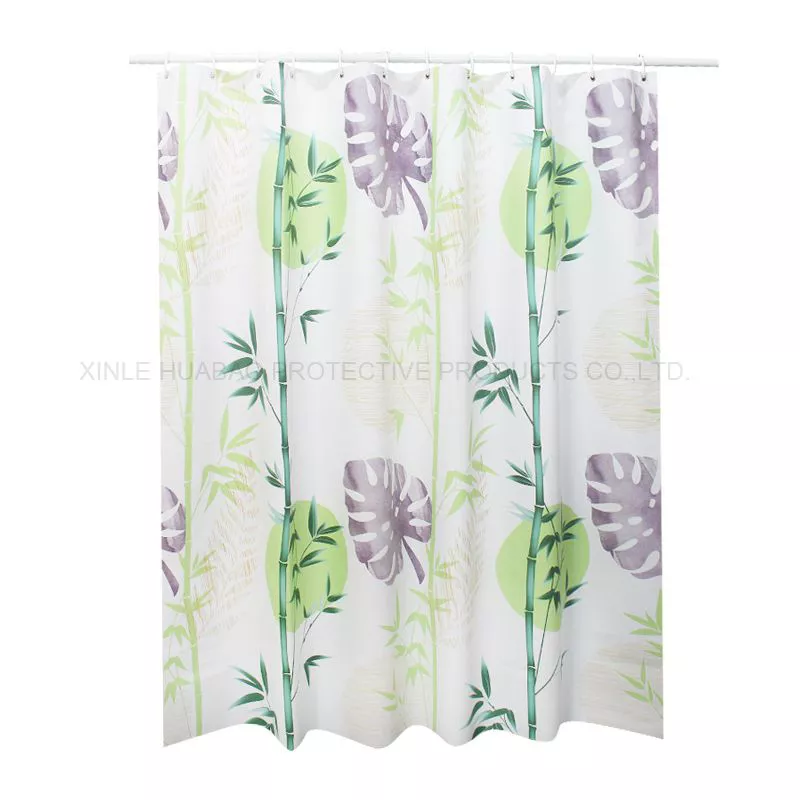 The Latest Underwater World design high grade the best price waterproof  bathroom shower curtains with 12 C hooks Hx-1713--2