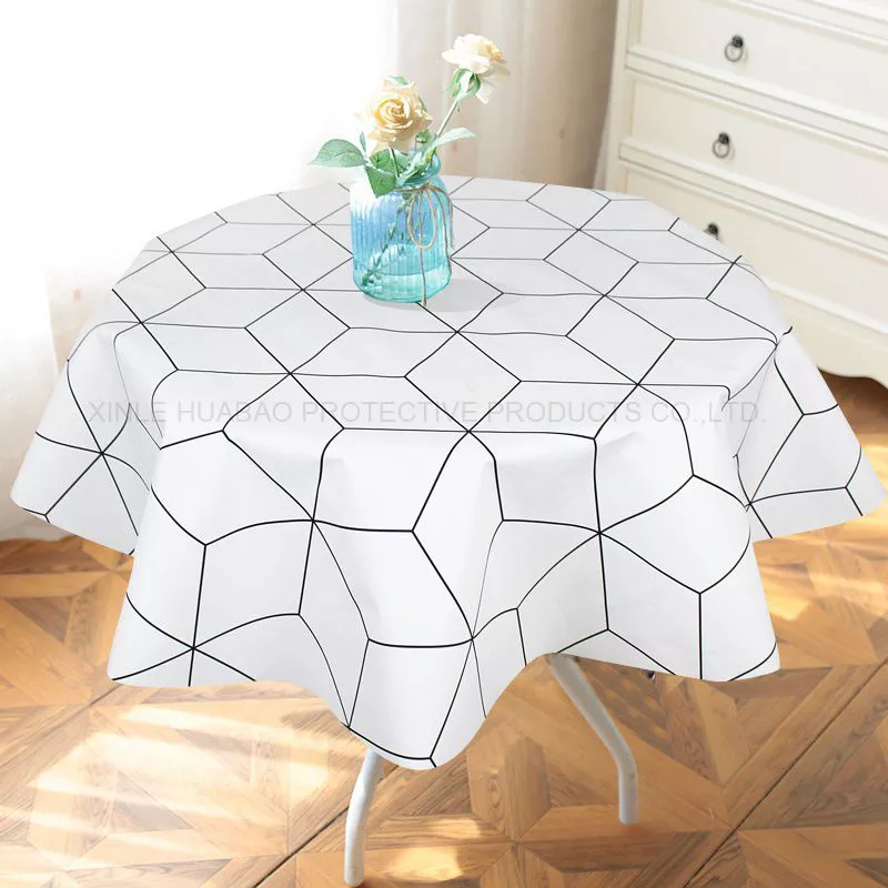 2022 Hot Sell Waterproof Tablecloth Merry Christmas Table Cloth Waterproof tablecloth for Home Party Hotel H--1193