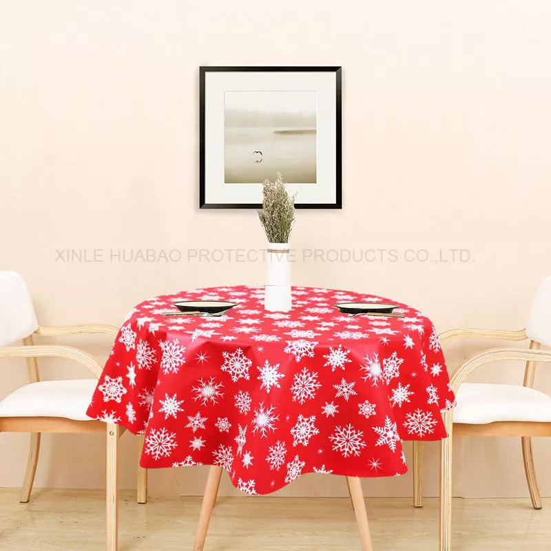 2022 Hot Sell Waterproof Tablecloth Merry Christmas Table Cloth Waterproof tablecloth for Home Party Hotel Hx-1166