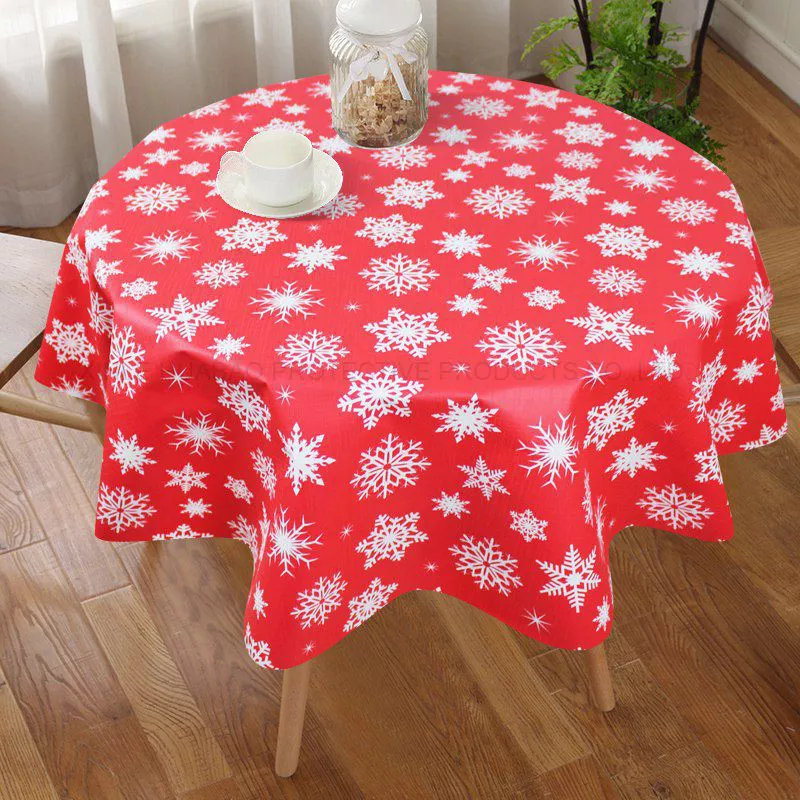 2022 Hot Sell Waterproof Tablecloth Merry Christmas Table Cloth Waterproof tablecloth for Home Party Hotel Hx-1166