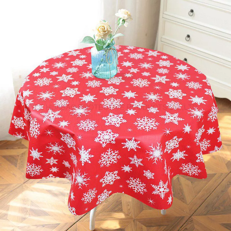 2022 Hot Sell Waterproof Tablecloth Merry Christmas Table Cloth Waterproof tablecloth for Home Party Hotel Hx-1166