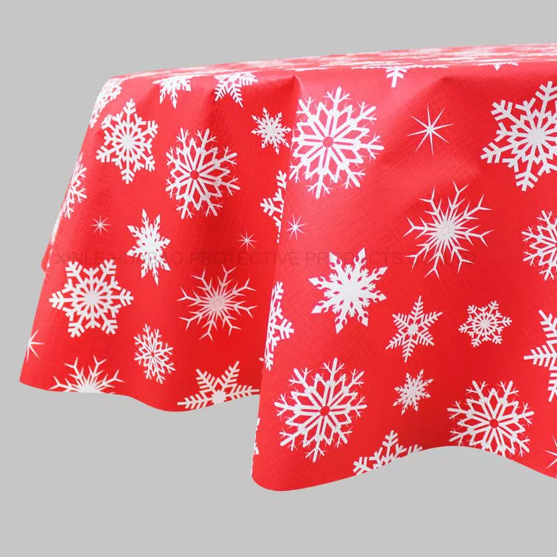 2022 Hot Sell Waterproof Tablecloth Merry Christmas Table Cloth Waterproof tablecloth for Home Party Hotel Hx-1166