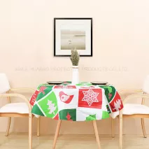 2022 Hot Sell Waterproof Tablecloth Merry Christmas Table Cloth Waterproof tablecloth for Home Party Hotel Hx-1168