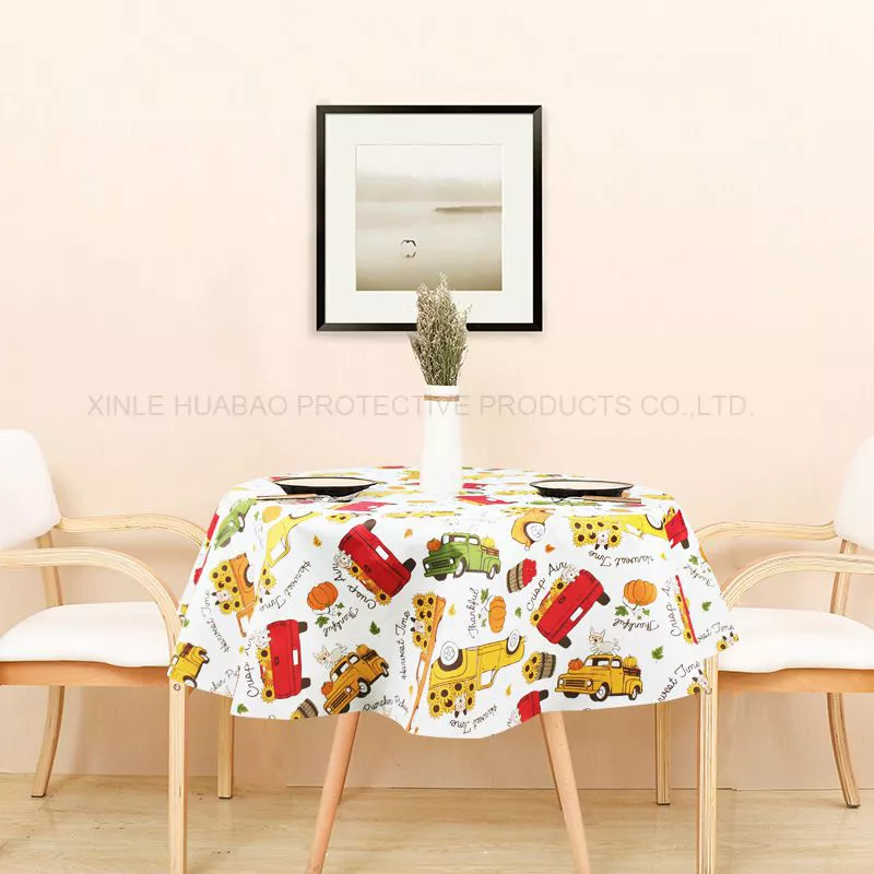 2022 Hot Sell Waterproof Tablecloth Merry Christmas Table Cloth Waterproof tablecloth for Home Party Hotel Hx-1172