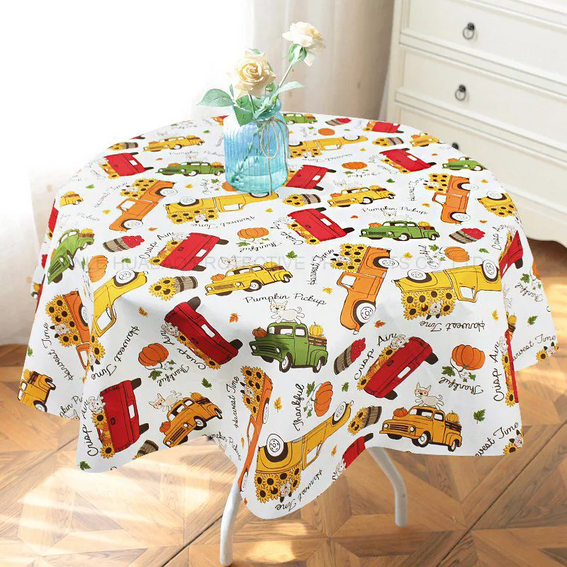 2022 Hot Sell Waterproof Tablecloth Merry Christmas Table Cloth Waterproof tablecloth for Home Party Hotel Hx-1172