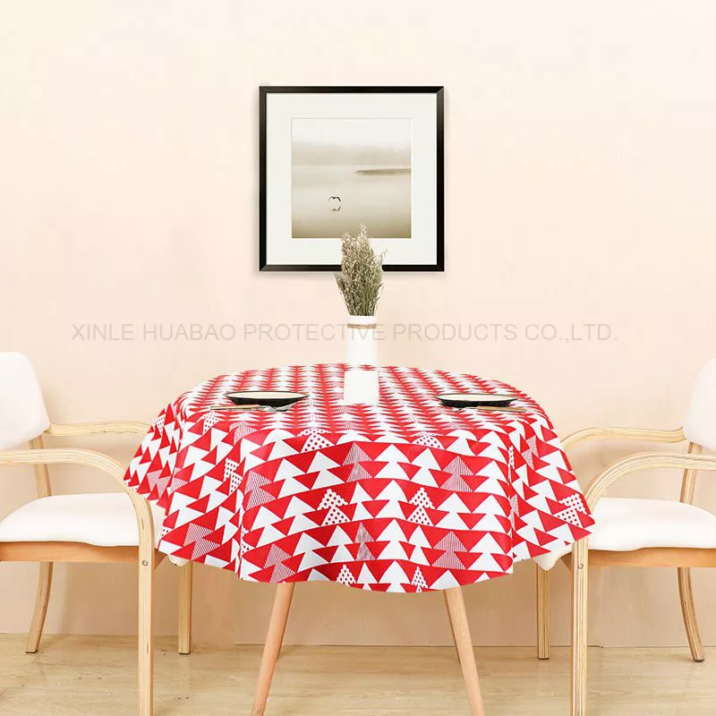 2022 Hot Sell Waterproof Tablecloth Merry Christmas Table Cloth Waterproof tablecloth for Home Party Hotel Hx-1176