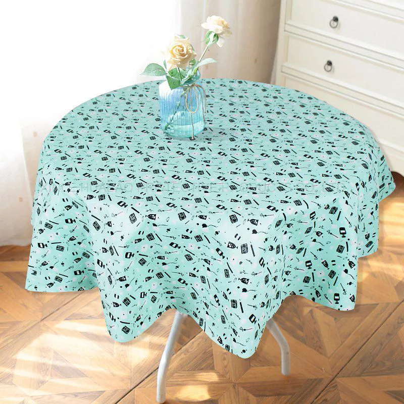 2022 Hot Sell Waterproof Tablecloth Merry Christmas Table Cloth Waterproof tablecloth for Home Party Hotel Hx-1296