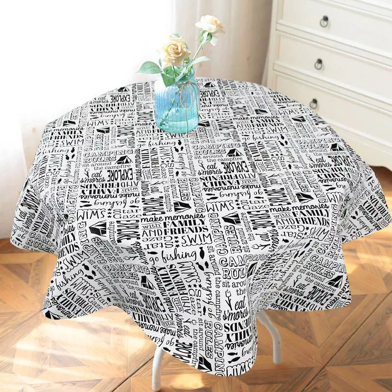 2022 Hot Sell Waterproof Tablecloth Merry Christmas Table Cloth Waterproof tablecloth for Home Party Hotel Hx-1321