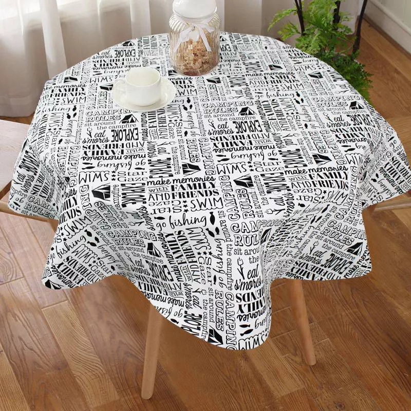 2022 Hot Sell Waterproof Tablecloth Merry Christmas Table Cloth Waterproof tablecloth for Home Party Hotel Hx-1321