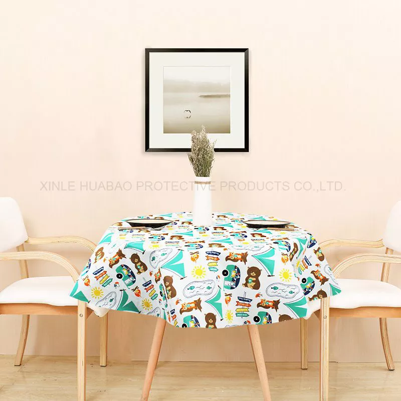 2022 Hot Sell Waterproof Tablecloth Merry Christmas Table Cloth Waterproof tablecloth for Home Party Hotel Hx-1322