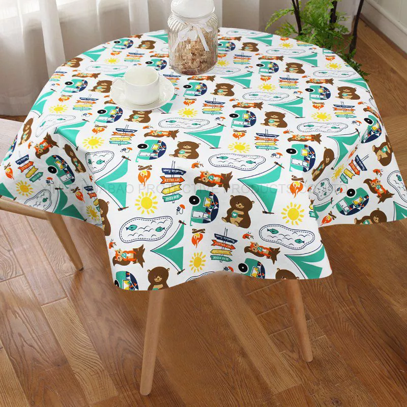 2022 Hot Sell Waterproof Tablecloth Merry Christmas Table Cloth Waterproof tablecloth for Home Party Hotel Hx-1322